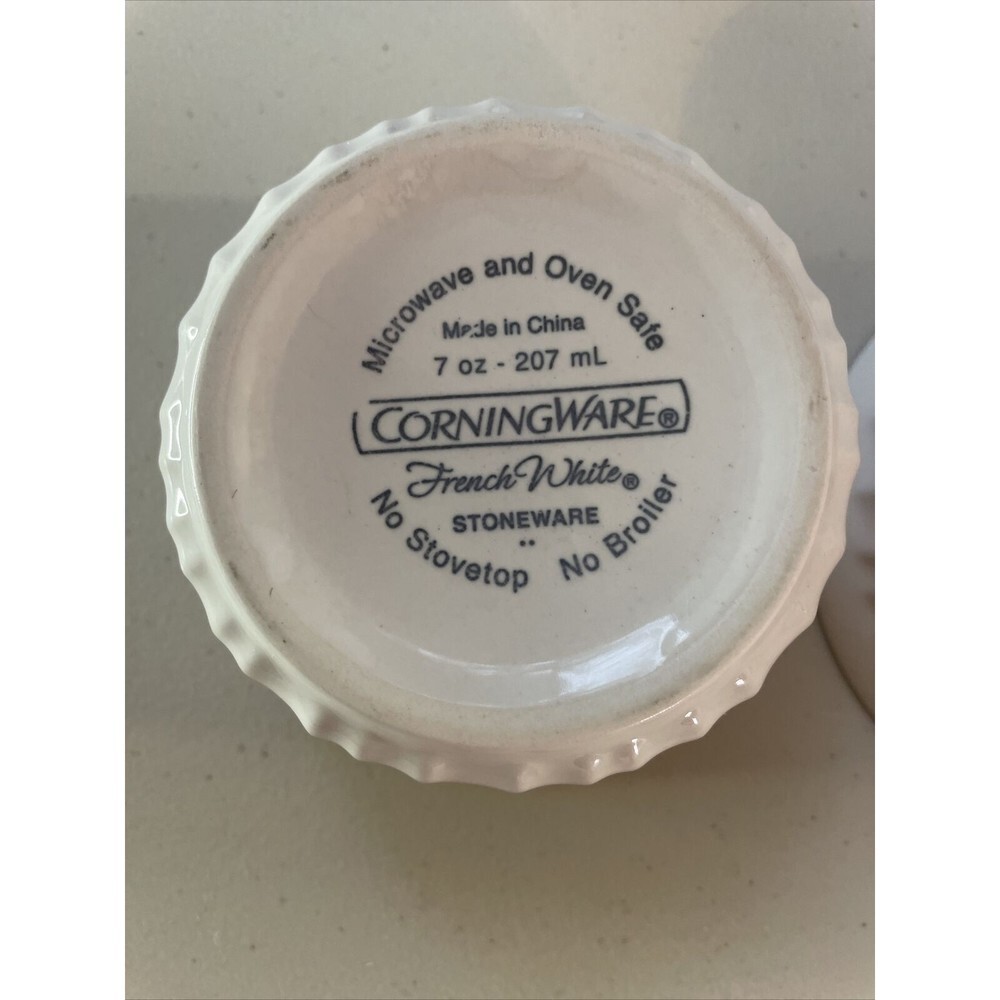 CorningWare French White 2-7 Oz  Serving Size